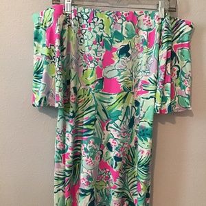 Lilly Pulitzer Off-The-Shoulder Dress